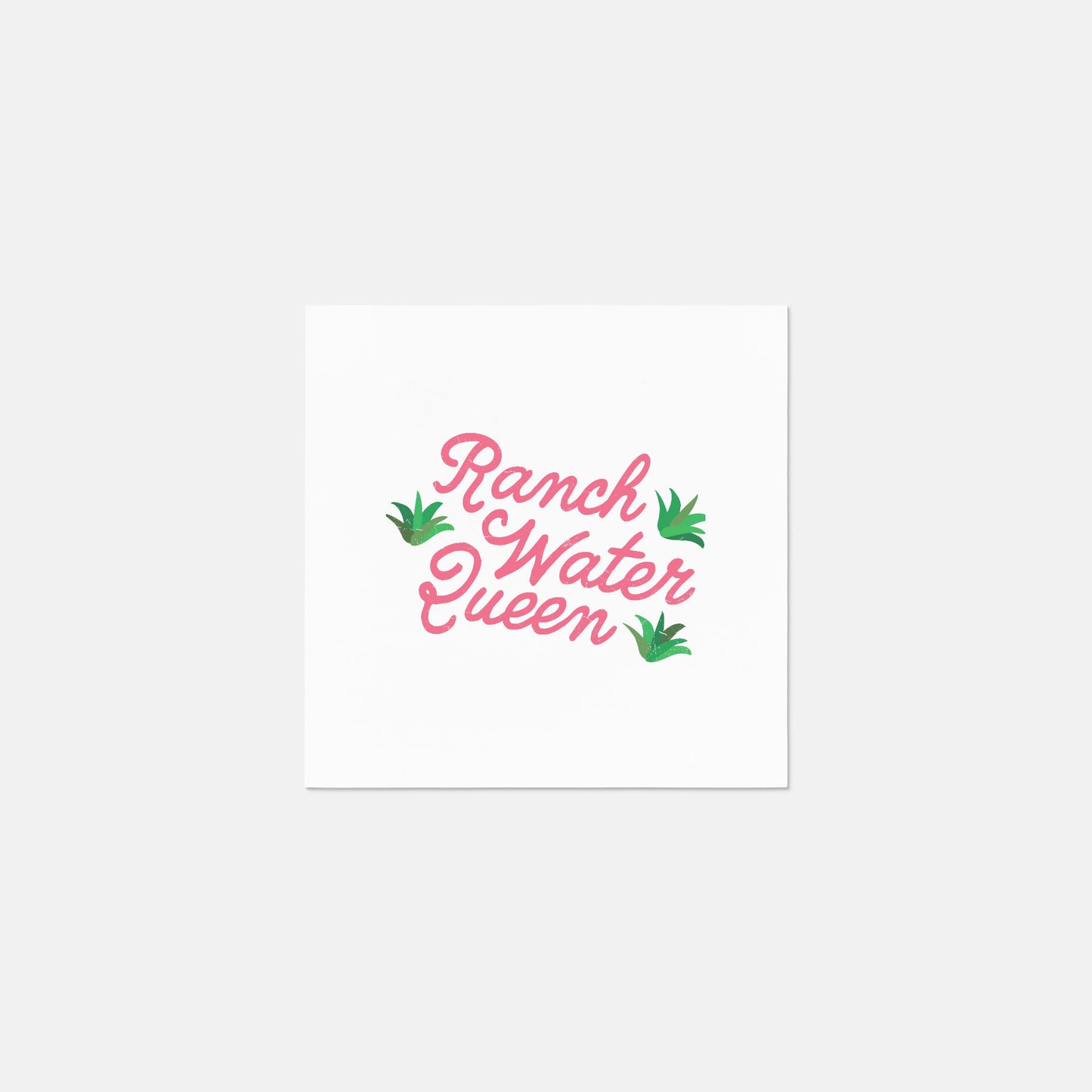 Ranch Water Queen Napkin (QTY 20)