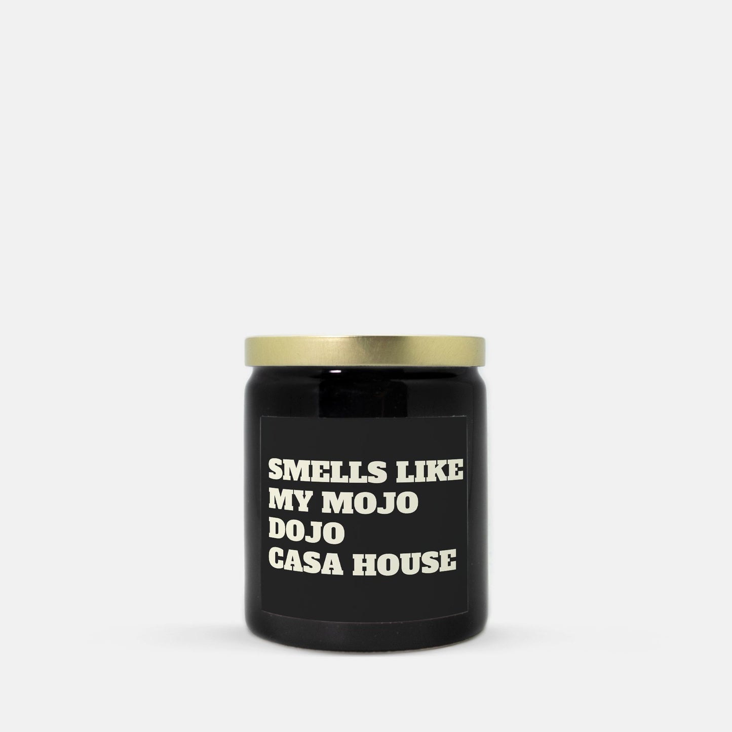 Smells like Mojo Dojo Casa House Candle Ceramic 8oz (Black)