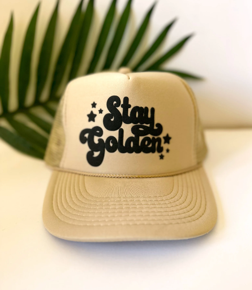 Stay Golden Trucker Hat