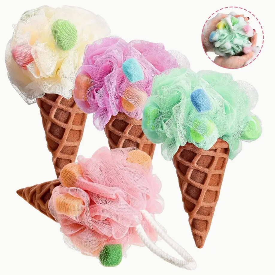 Assorted Cute Animal and Fruit Loofahs