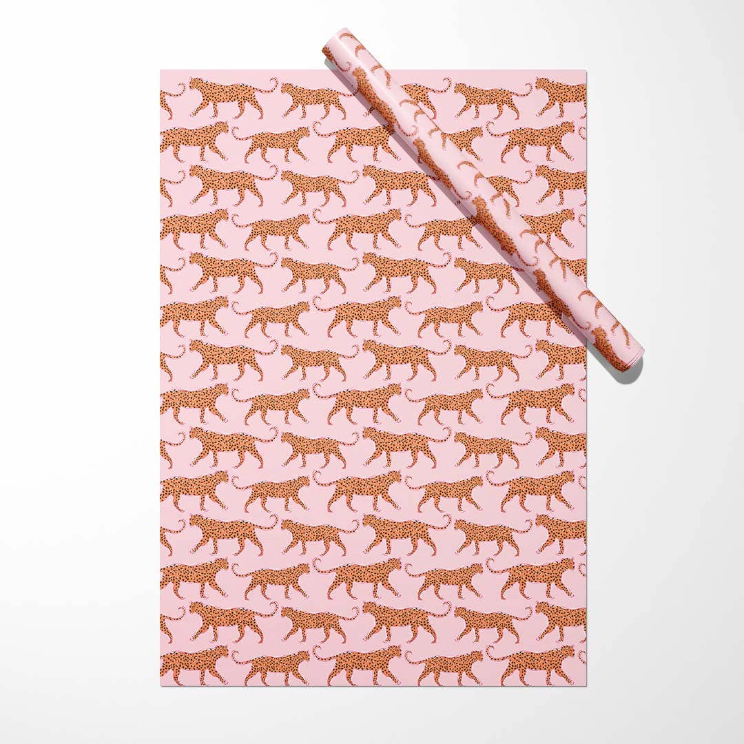 Gift Wrap Sheets-Big Cats