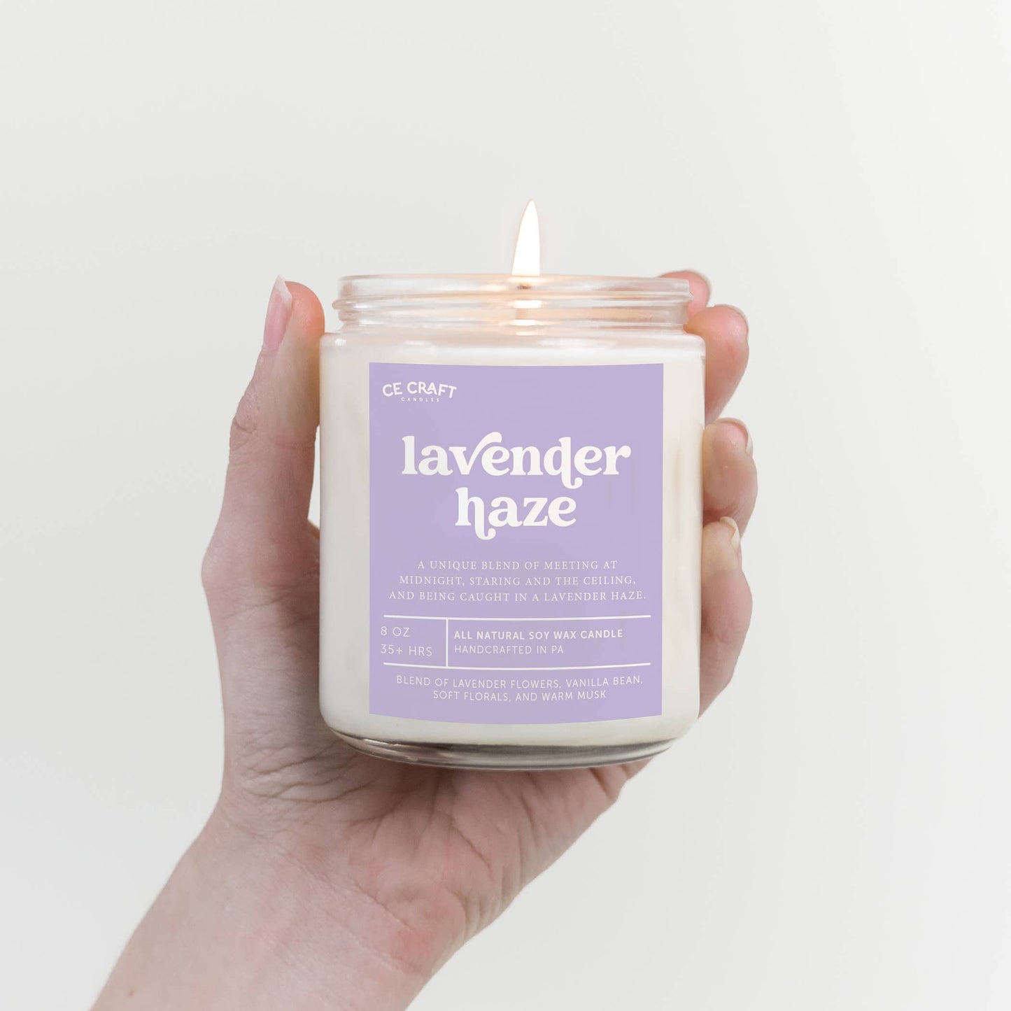 Lavender Haze 8 oz Candle (Taylor Swift)