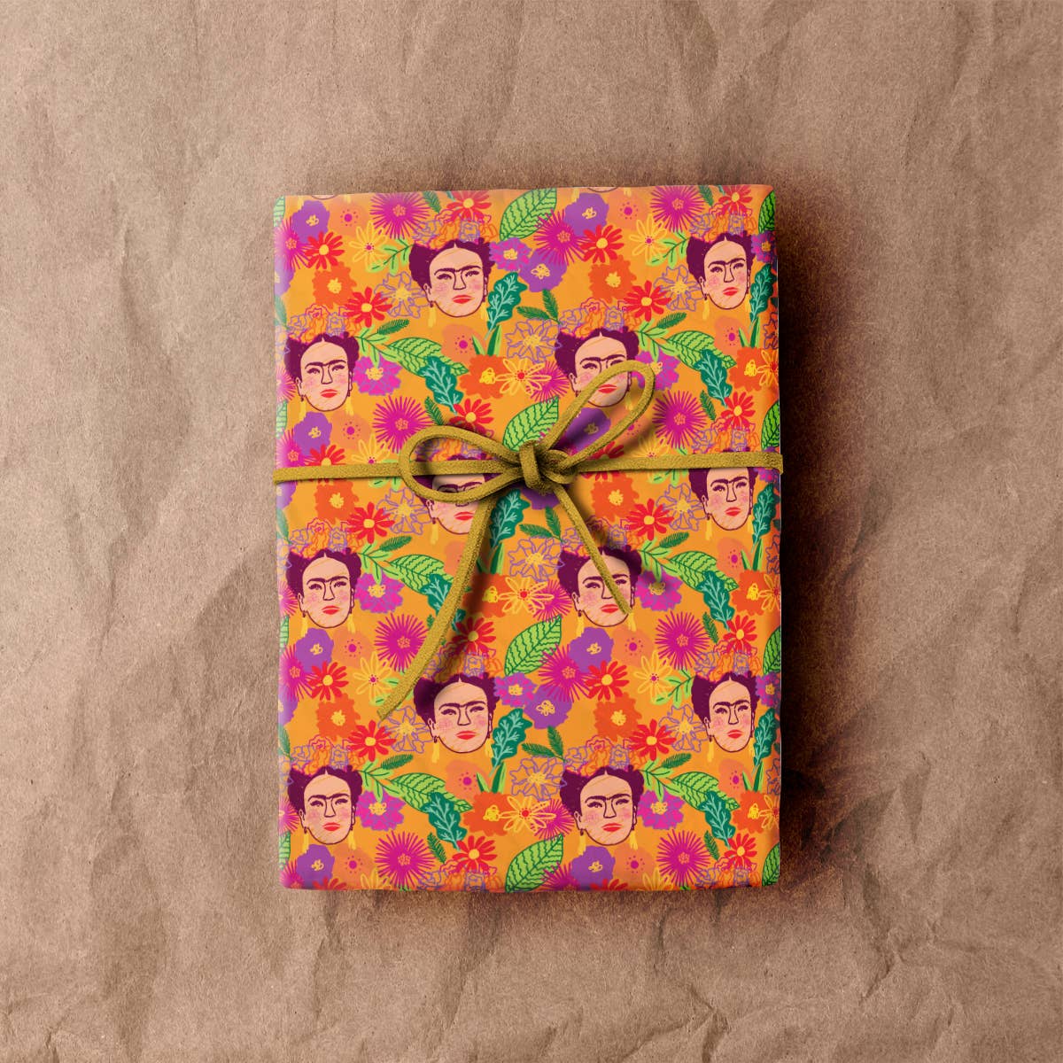 Frida Kahlo Wrapping Paper Sheet