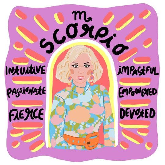 Scorpio Katy Perry Print