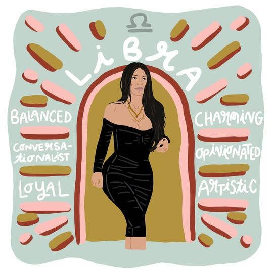 Libra Kim Kardashian Print