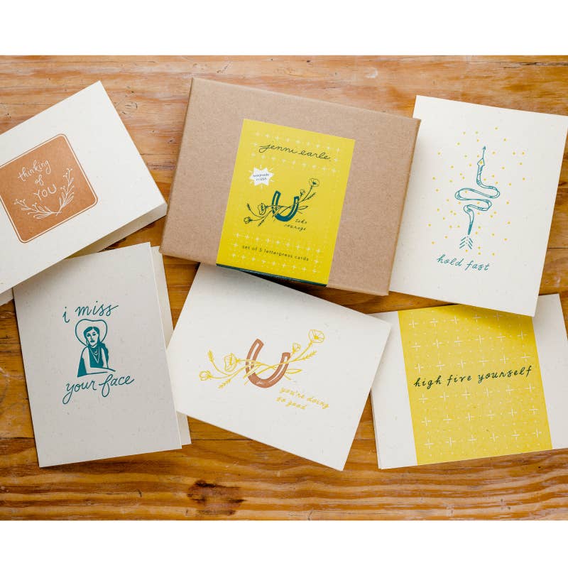 letterpress notecard set