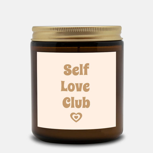 Self Love Club Candle Amber Jar 9oz
