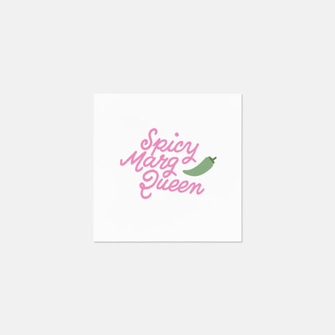 Spicy Marg Queen Beverage Napkin (QTY 20)