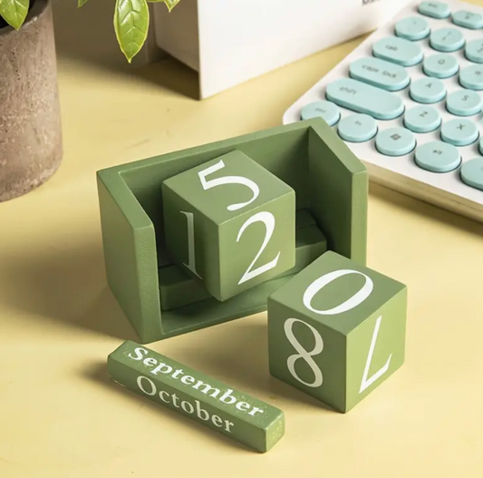 Wooden Number Calendar