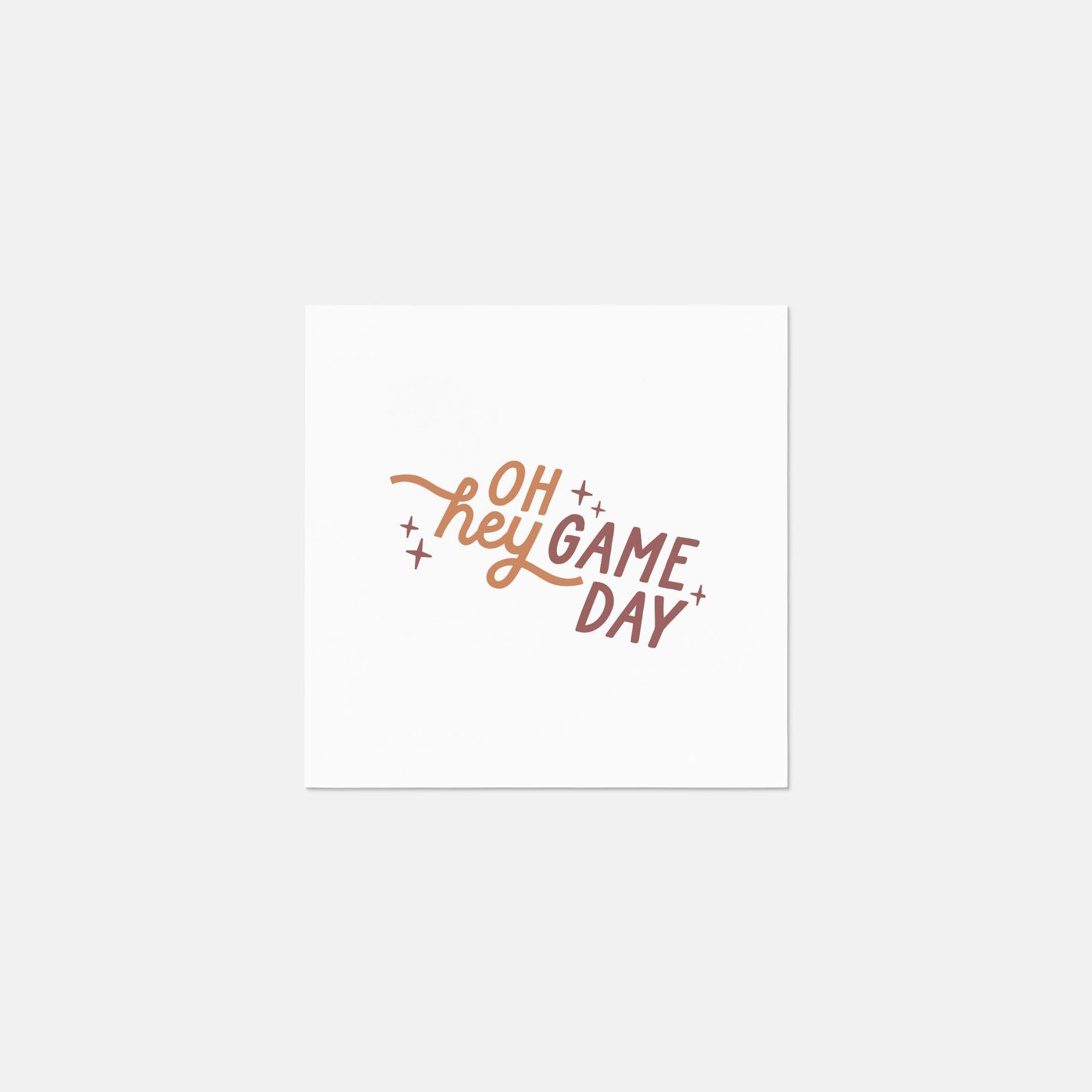 Hey Game Day Napkin (QTY 20)