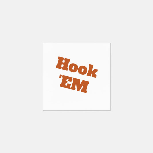 Hook 'EM Beverage Napkin (QTY 20)