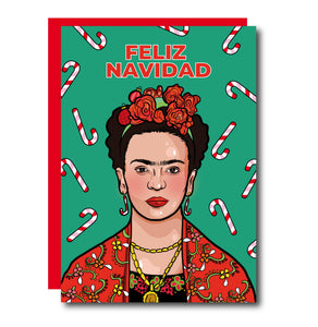 Feliz Navidad Frida Kahlo Christmas Card