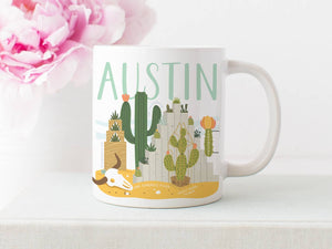 Austin Succulent Skyline Mug
