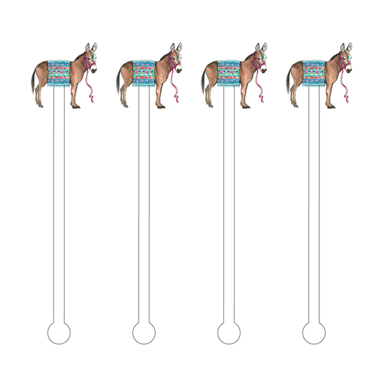 DONKEY ACRYLIC STIR STICKS