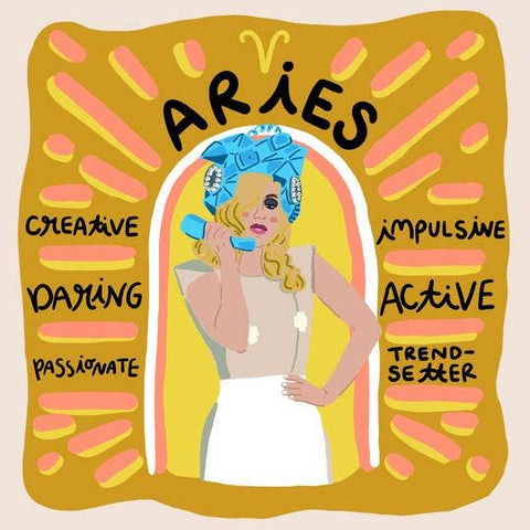 Aries Lady Gaga Print