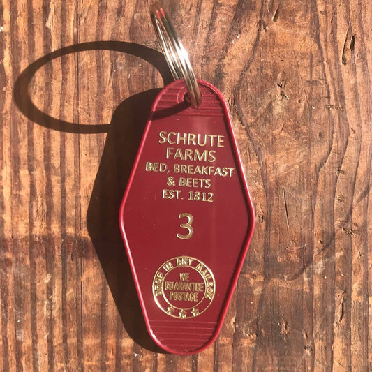 Motel Key Fob - Schrute Farms