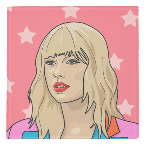 Coasters 'Taylor Swift star print'