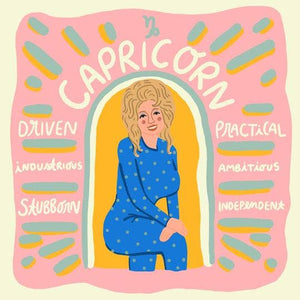 Capricorn Dolly Parton Print