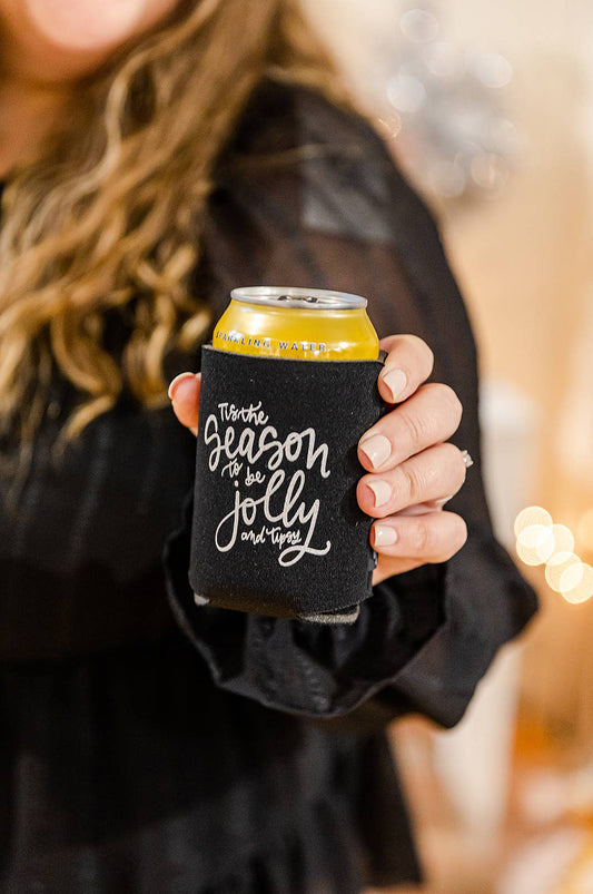 Tis the Season to Tipsy Can Koozie // Stocking Stuffer