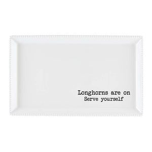 Longhorns Serving Platter
