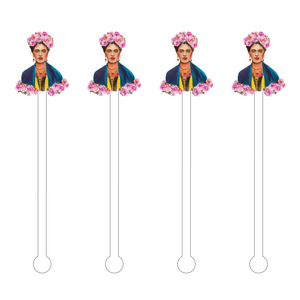 FRIDA KAHLO ACRYLIC STIR STICKS