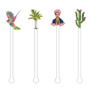 DESTINATION MEXICO ACRYLIC STIR STICKS COMBO