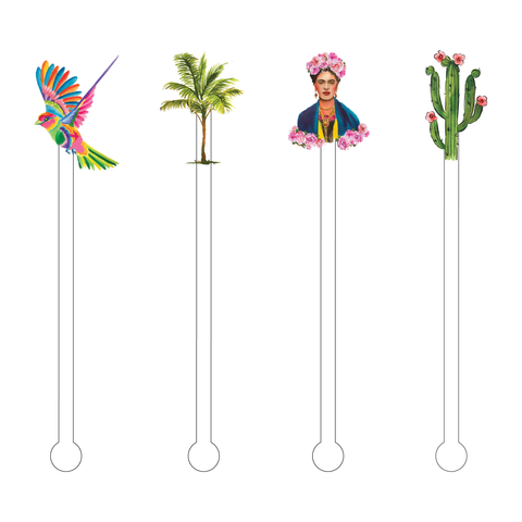 DESTINATION MEXICO ACRYLIC STIR STICKS COMBO