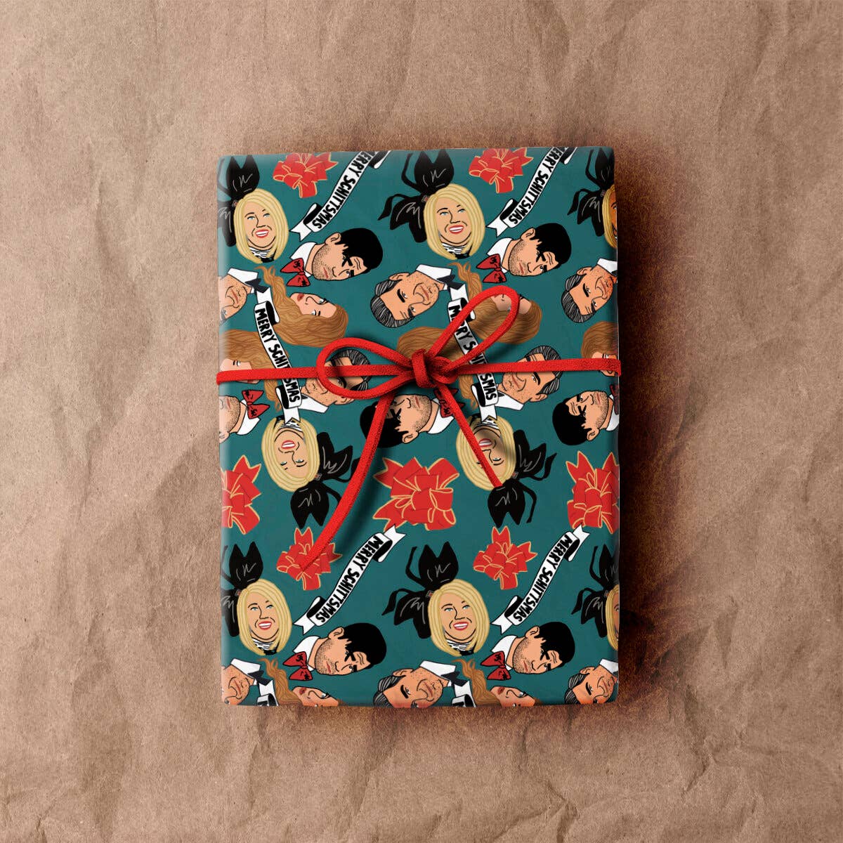 Merry Schittsmas Wrapping Paper Sheet