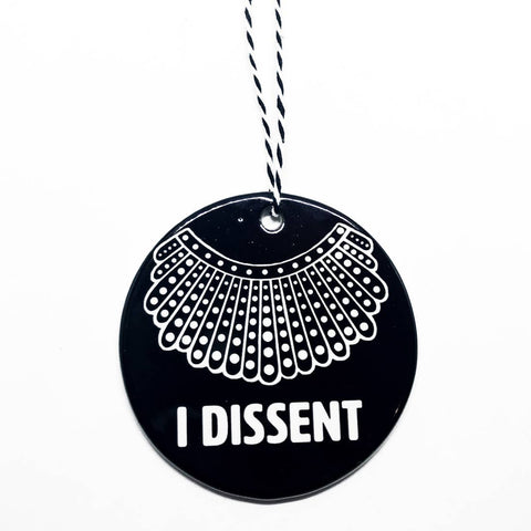 RBG Dissent Collar Ornament