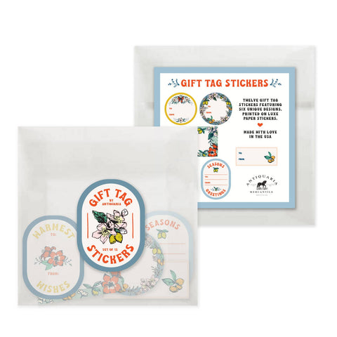 Gift Tag Stickers: Winter Citrus